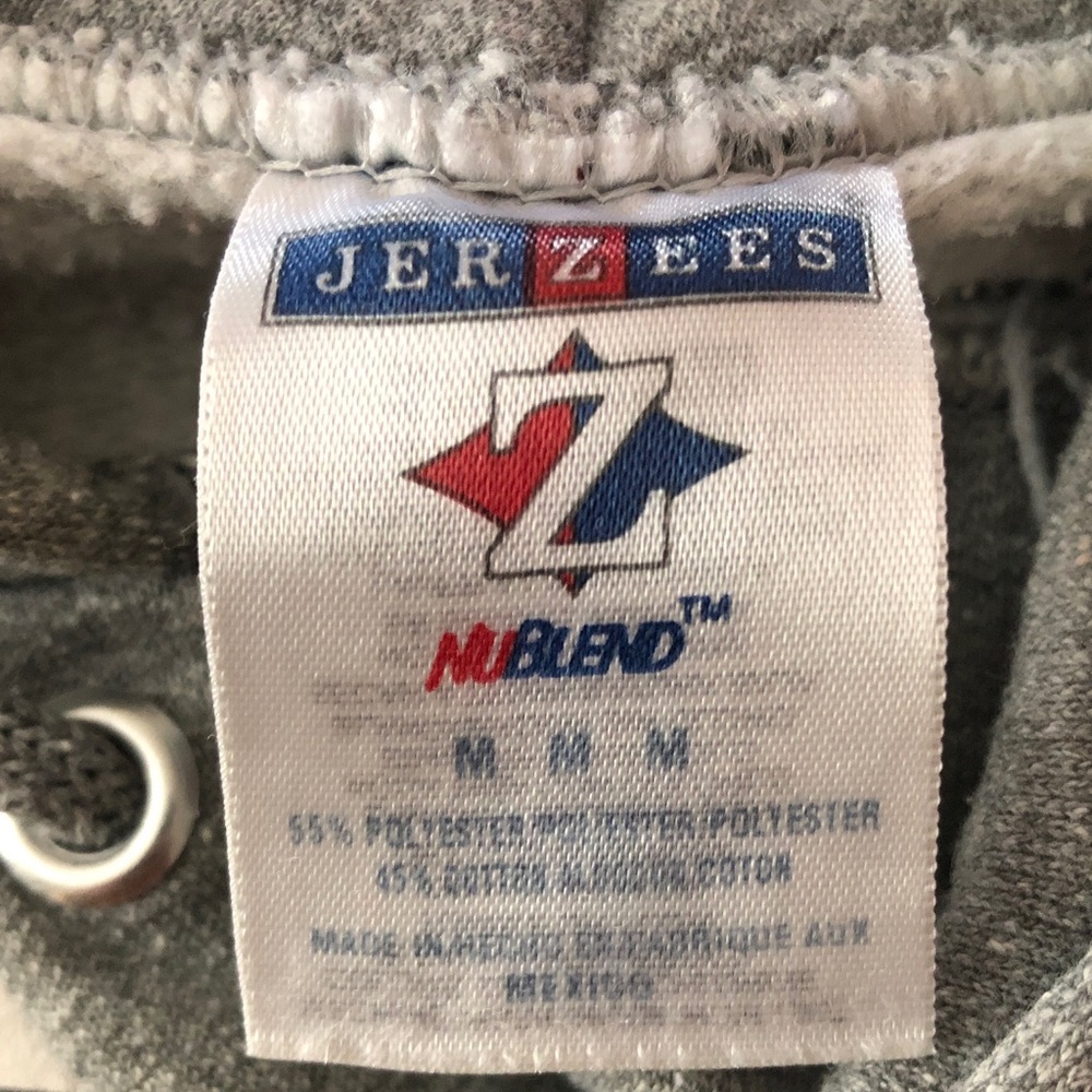 Jerzees Penn State Nittany Lions Gray Hooded Sweatshirt Medium - Picture 3 of 3